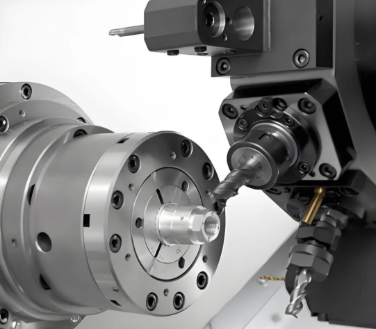 cnc laser cutting machine precisely shaping metal components in a modern manufacturing facility