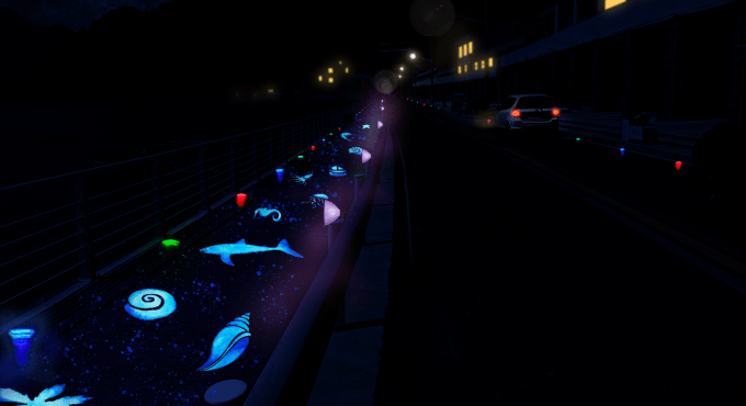 New Photoluminescent Lamps Light Up Zhejiang’s 168 Golden Coastline, Creating a Stunning Scenic Attraction