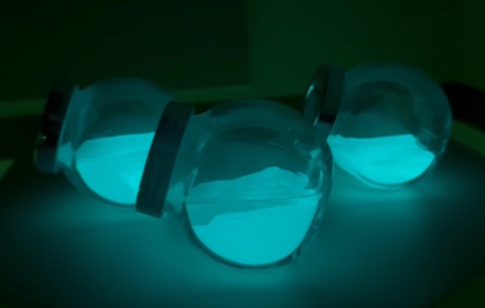 Blue-Green Photoluminescent Pigment