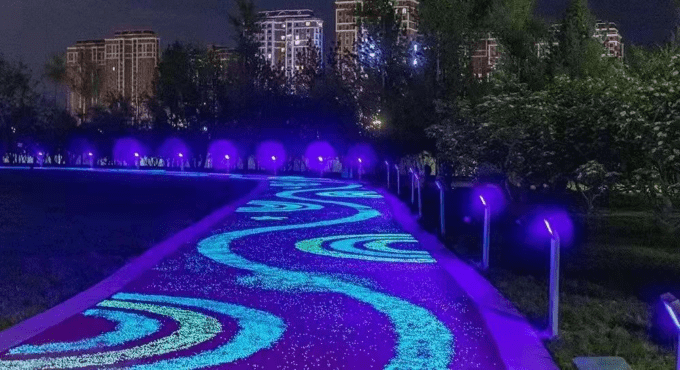 In 2022, Solar-Powered Photoluminescent Lamps and Glow-in-the-dark Gravel