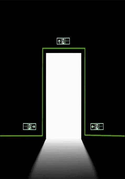 Photoluminescent Sign Application