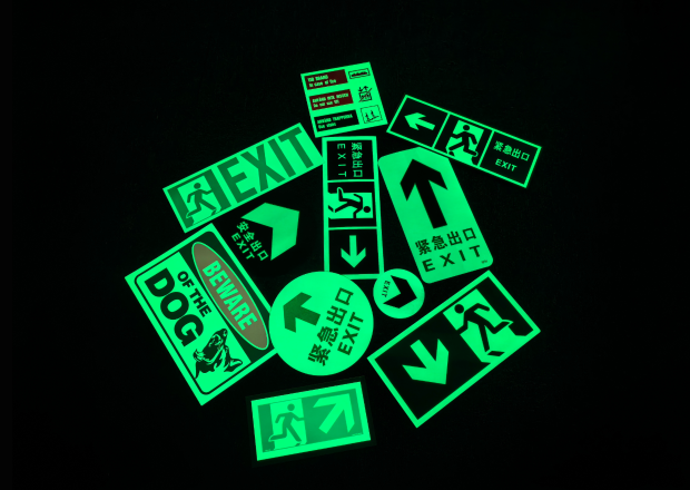 Photoluminescent Signs