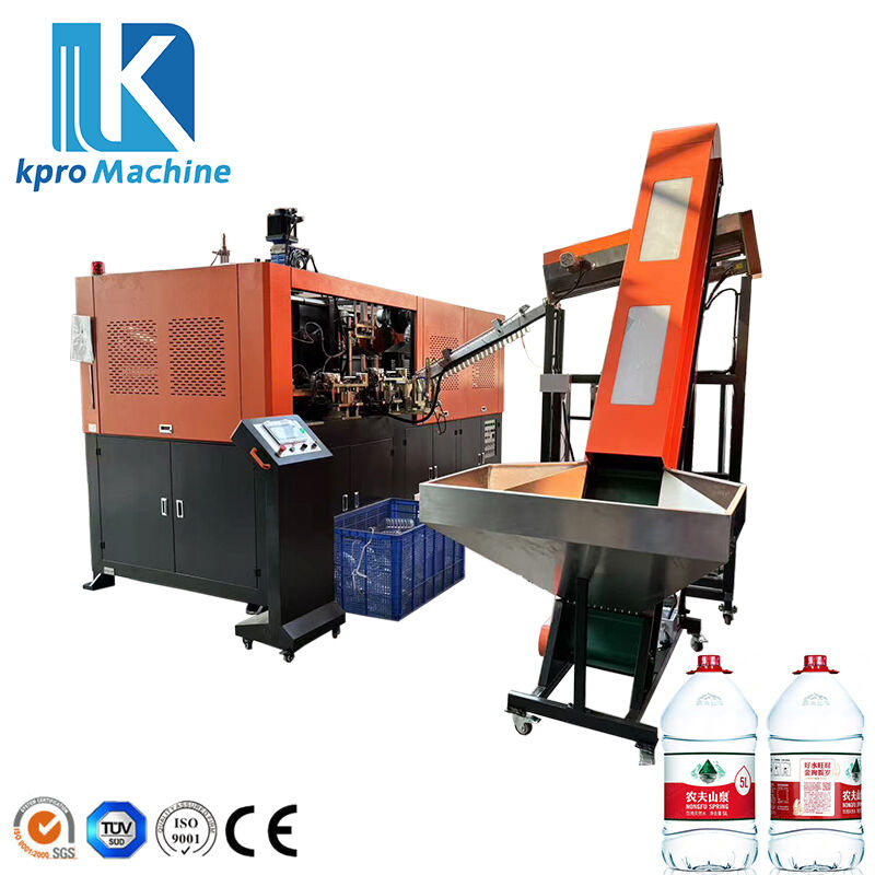 Full Automatic 2 Cavity 5L 1500BPH Bottle Blowing Machine