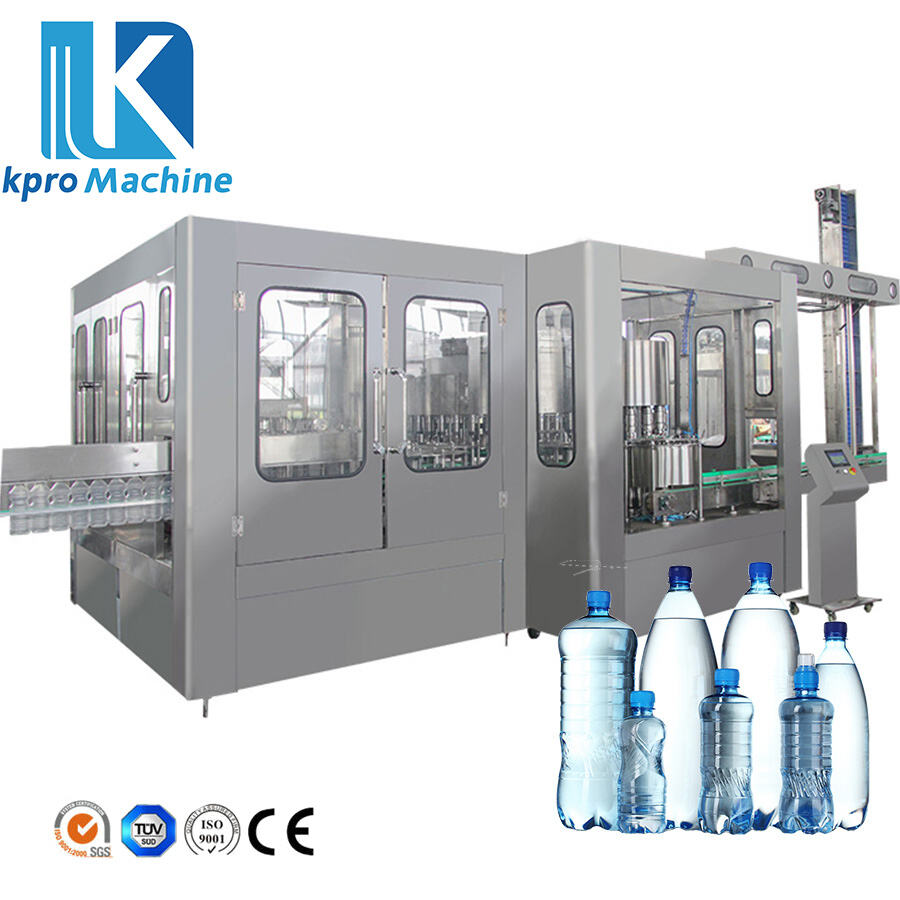 18000BPH 350ml 500ml Small Bottle 40 Heads Drinking Water Filling Sealing Machine