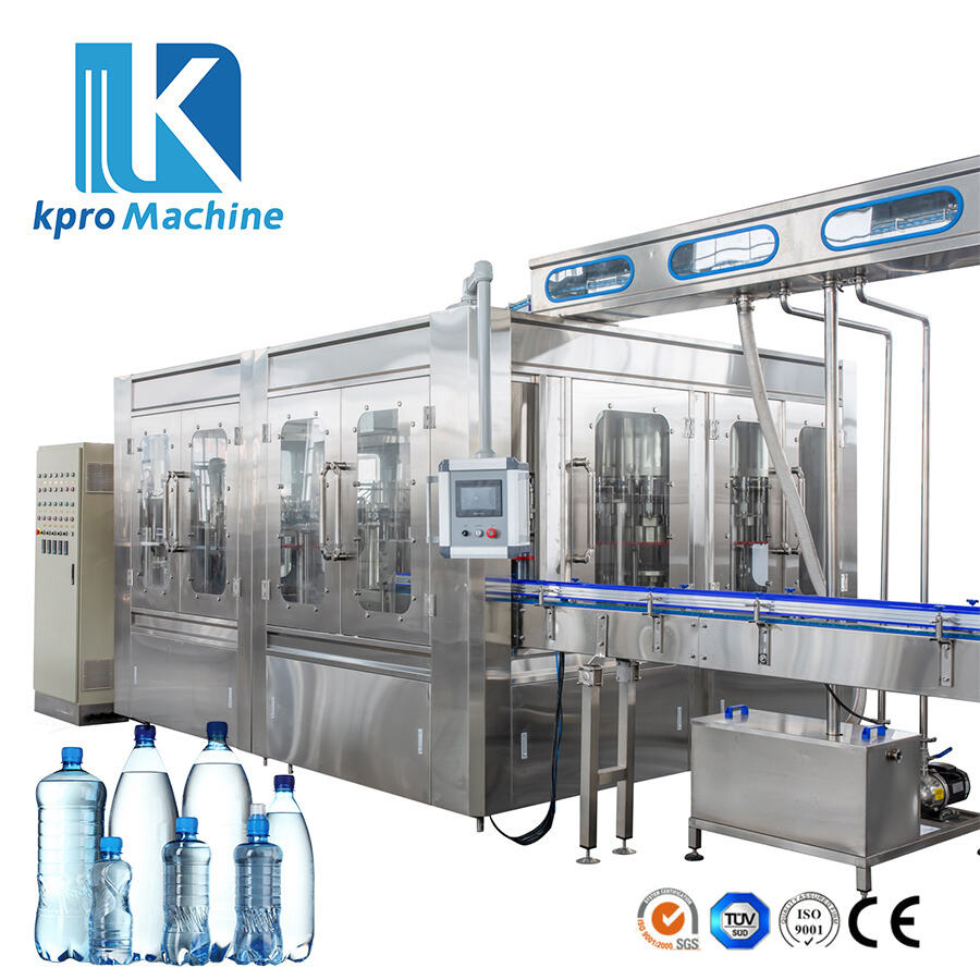 12000-15000BPH 500ml Round Bottle Mineral Water Filling Capping Machine