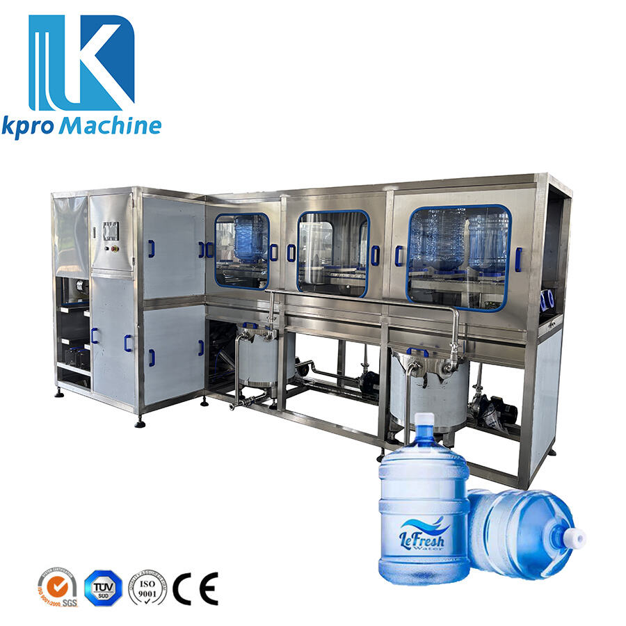 250-300BPH 20L 5 Gallon Barrel Drinking Pure Water Filling Capping Machine