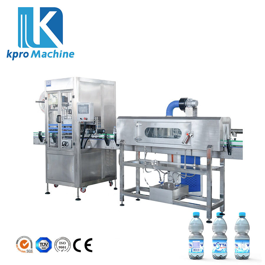 Full Automatic PVC Sleeve Label Heating Shrink Labeling Machine