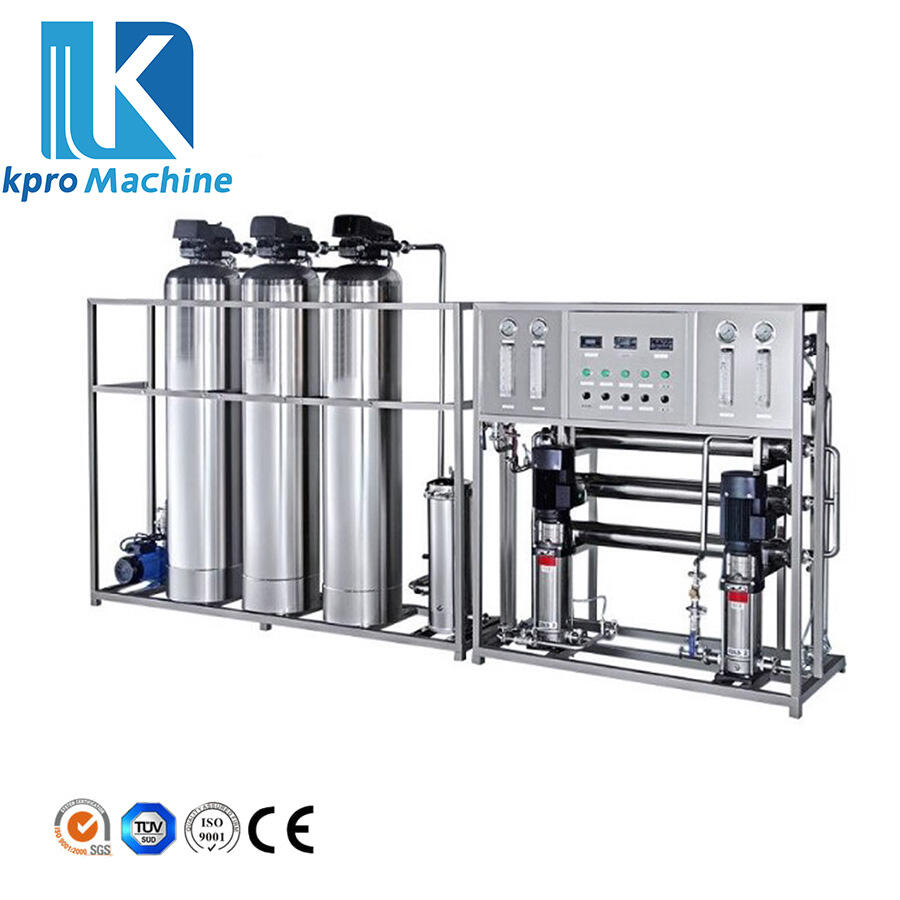 1000LPH Commercial Bottle Water Complete Set RO Water Purification Treatment System
