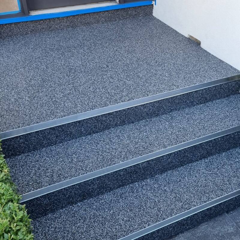 Resin Water Washed Stone Paving | Boned Pebble, Crystal Stone, Stone Carpet for Commercial & Residential