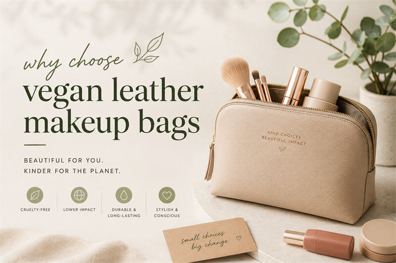 Why Choose a Vegan Leather Makeup Bag?