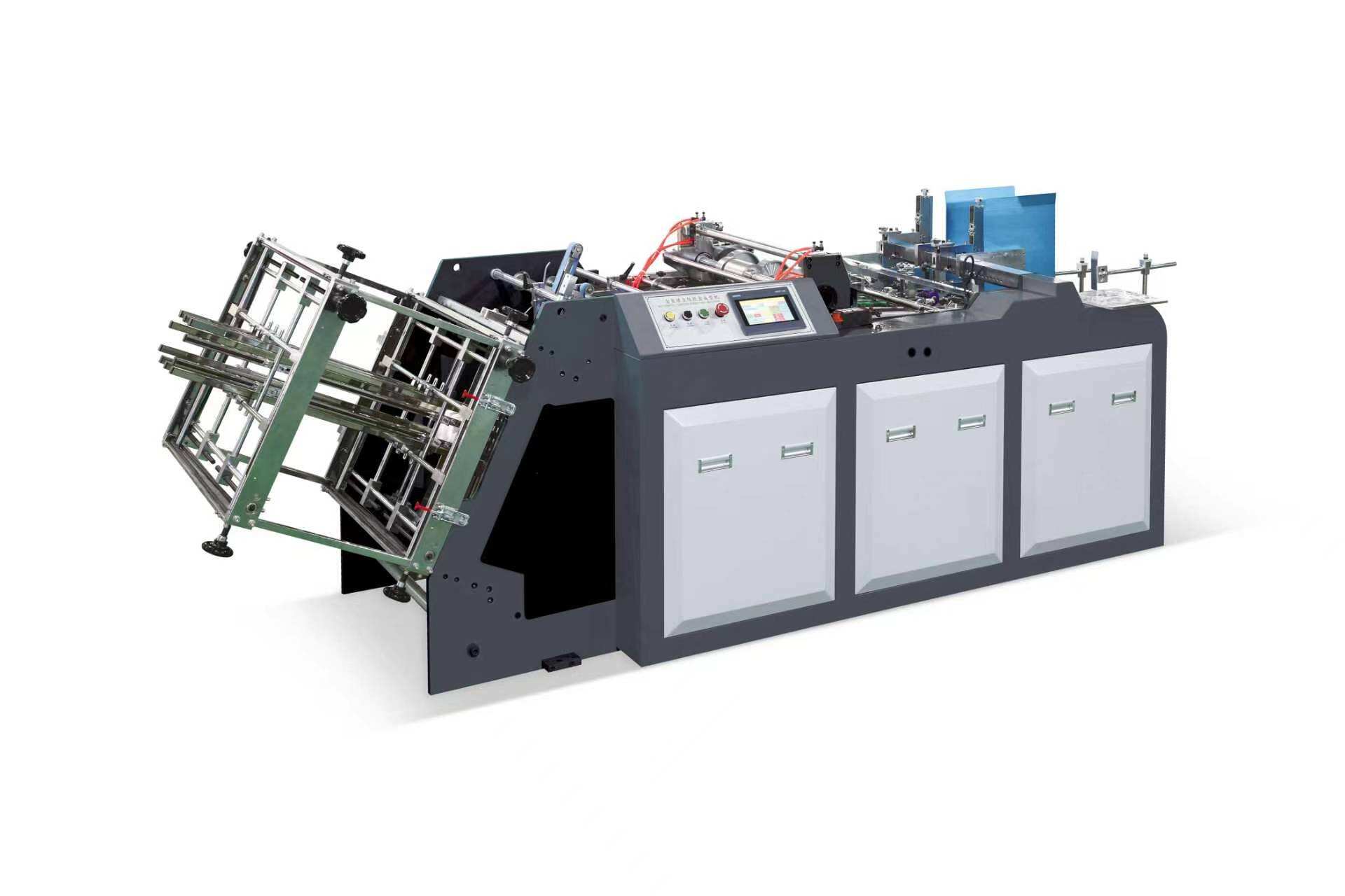 Macchina per la produzione di scatole di cartone azionata da quattro servomotori, modello BJ-B