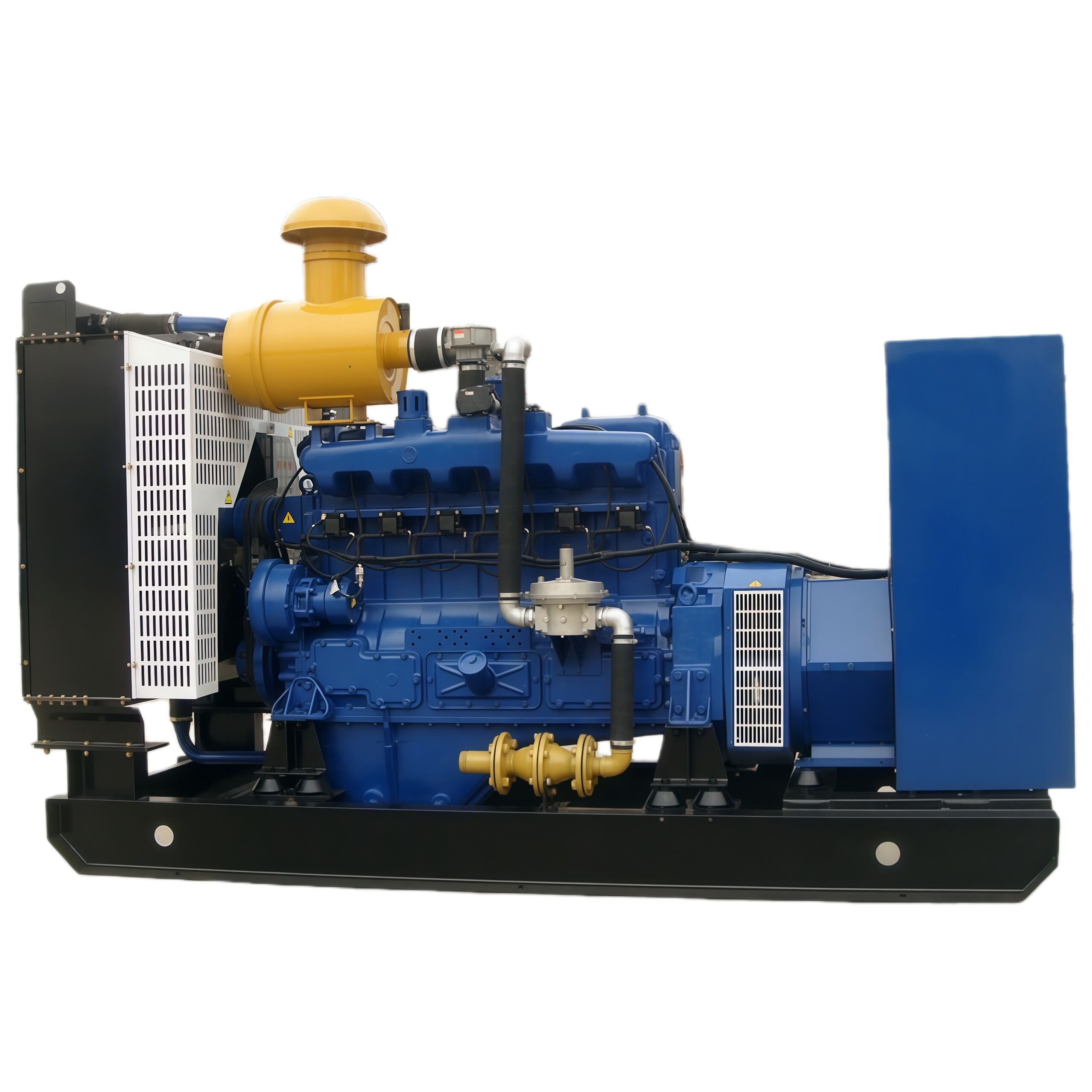 grupo electrógeno AG de gas de 900 kVA con motor Cummins, Yuchai o Weichai, generador de gas natural, biogás o GLP, planta eléctrica de alto rendimiento, suministro de energía para uso industrial