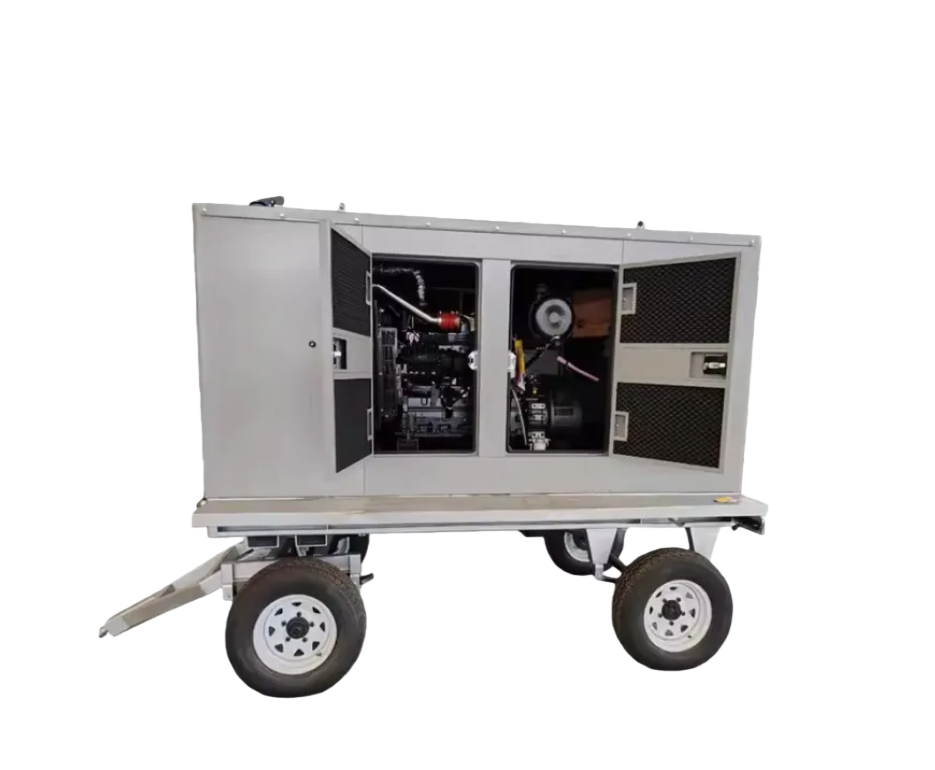 generador industrial eléctrico y trifásico de tipo abierto de 60 kW