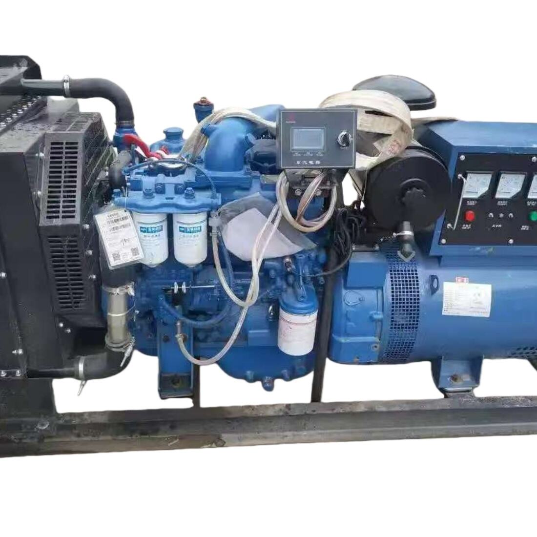 grupo electrógeno de gas natural de alto rendimiento de 120 kVA, grupo electrógeno de GLP, potencia con motor Yuchai, Weichai o Perkins, grupo electrógeno de gas, fuente de alimentación eléctrica, planta eléctrica