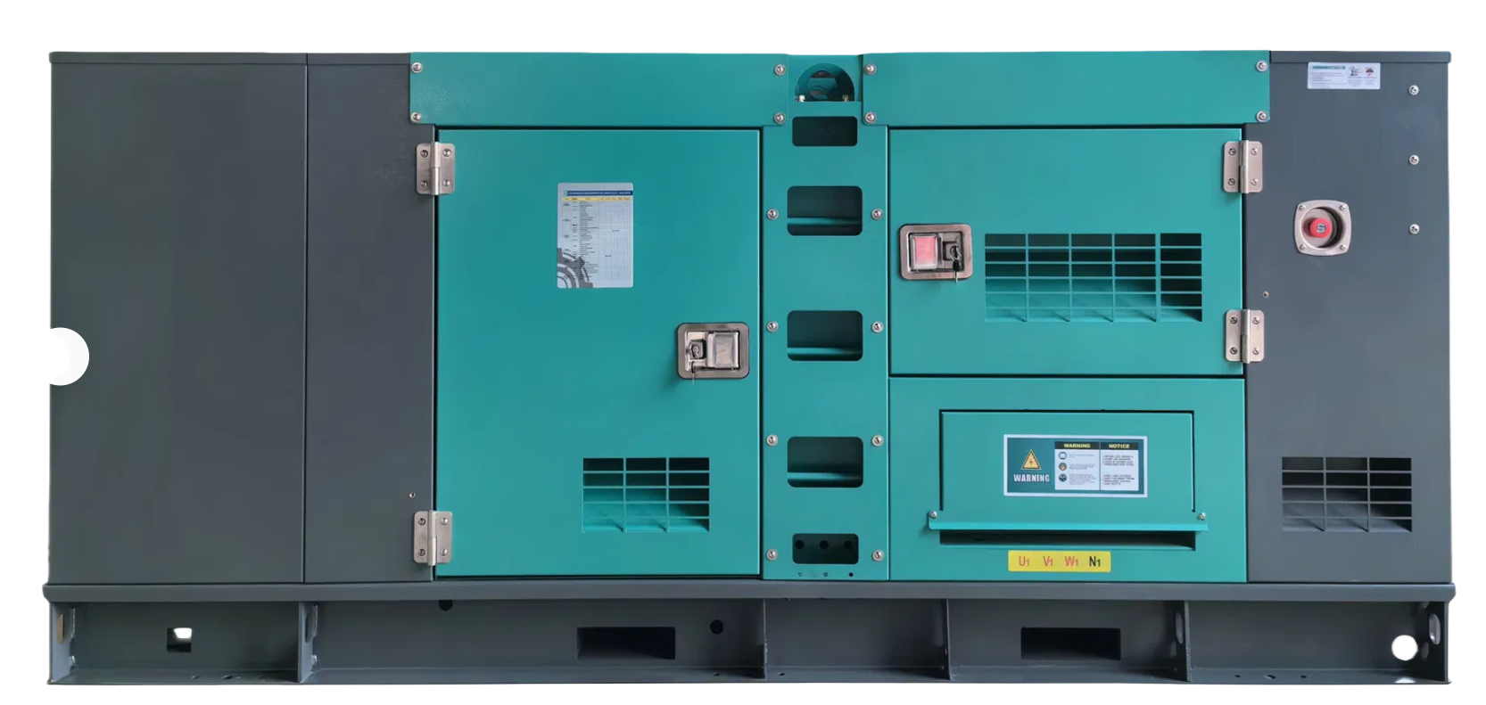 Generador en contenedor con motor WEICHAI refrigerado por agua para construcción