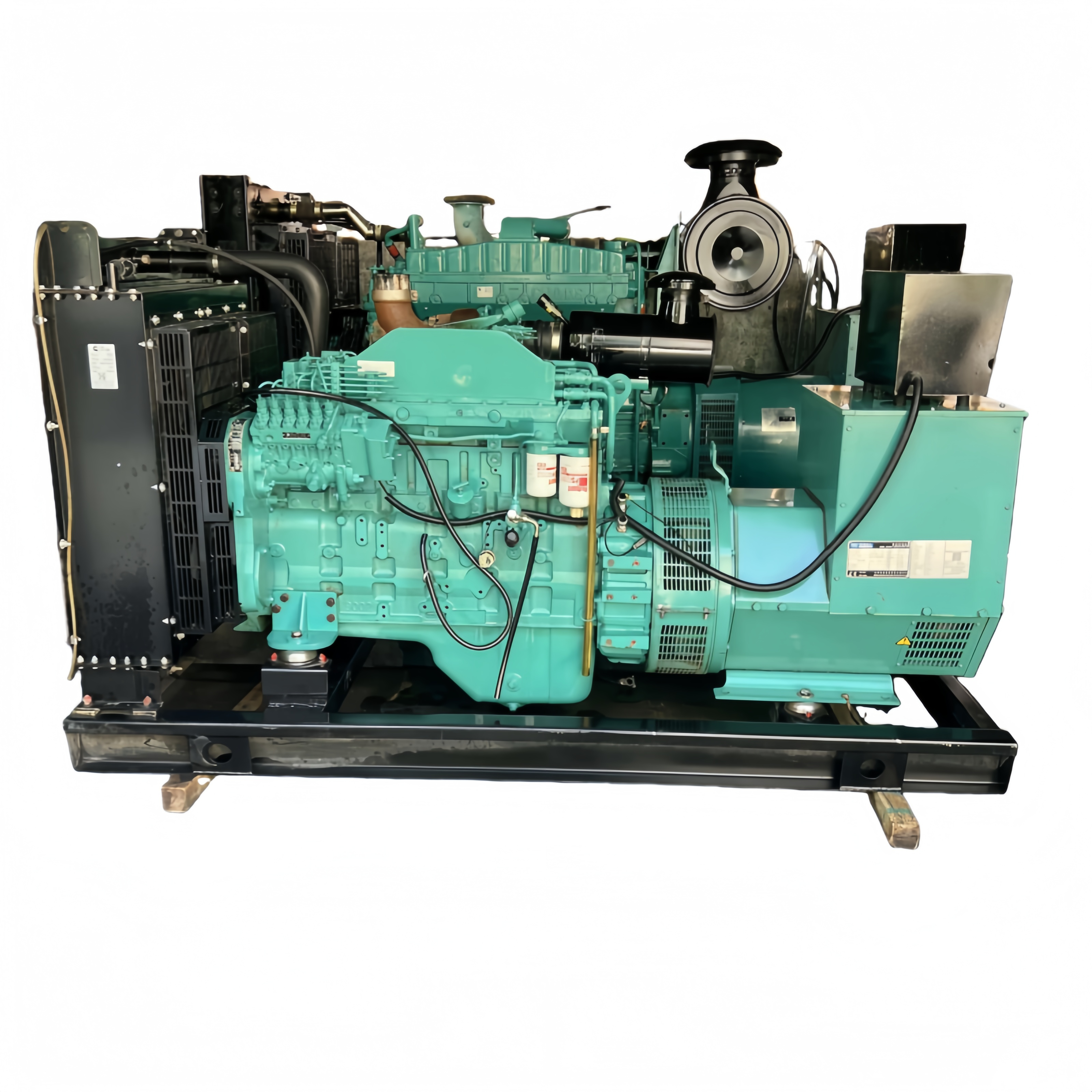 generador silencioso de gas natural Cummins de 20–300 kW, respaldo industrial, totalmente automático, generador silencioso de bajo ruido