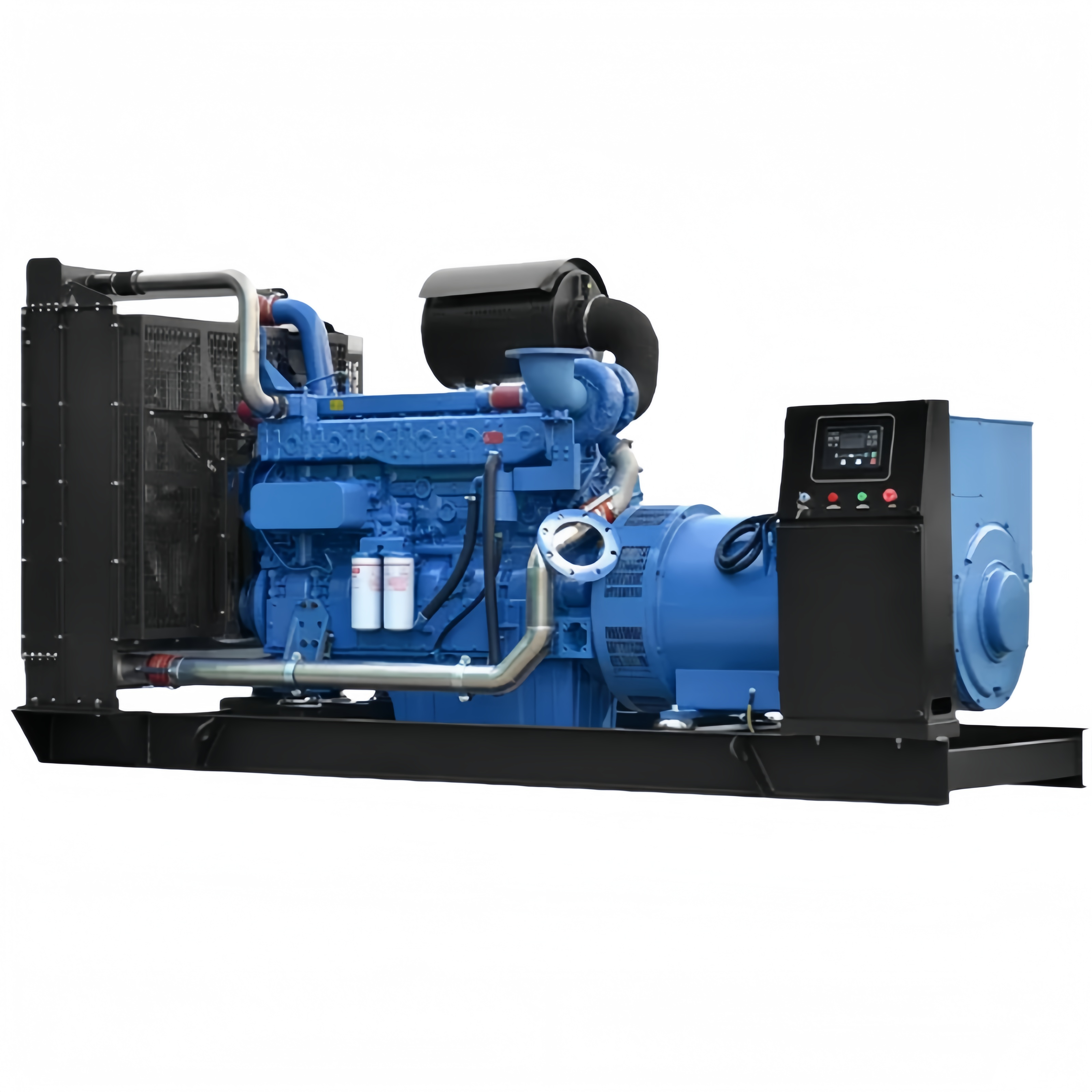 generador de gas natural de 500 kW / 625 kW, emergencia de fábrica, tipo refrigerado por agua, disipación térmica de alta eficiencia, suministro continuo de energía
