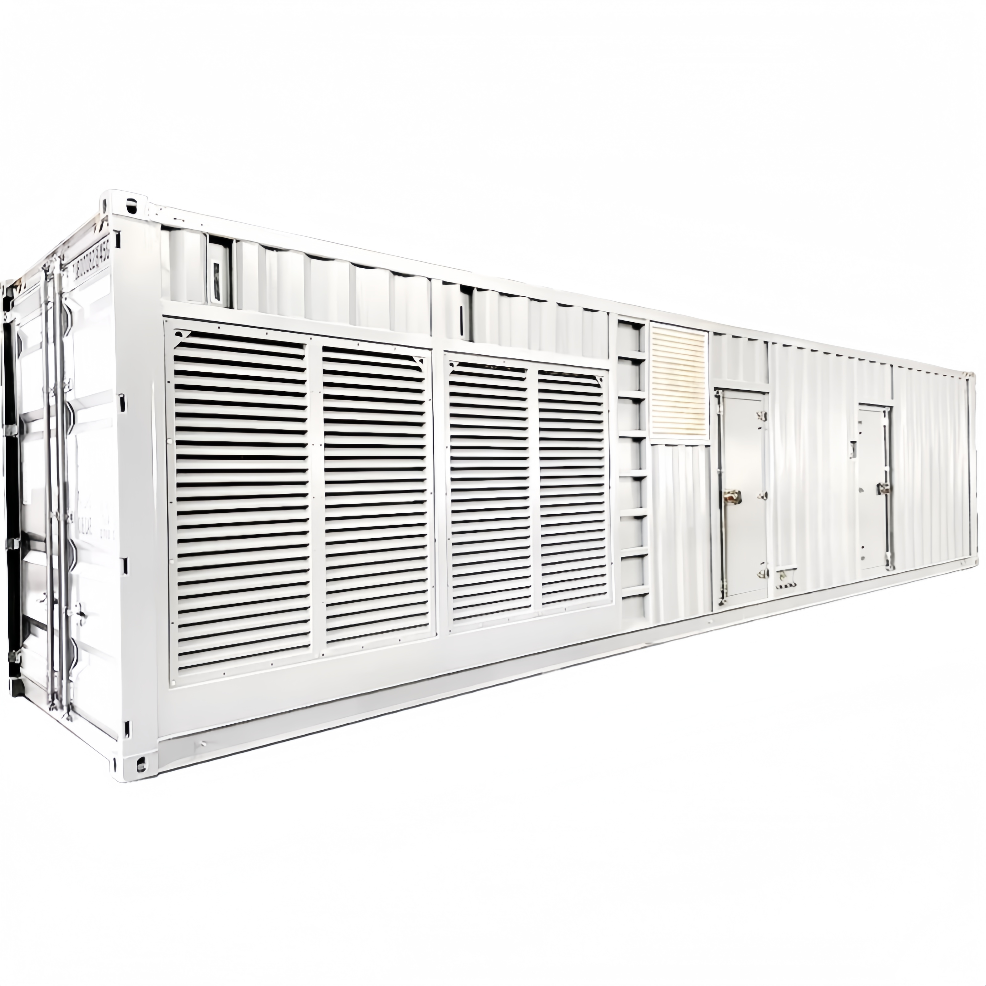grupo electrógeno silencioso trifásico de alta potencia de 1500 kVA con motor MTU