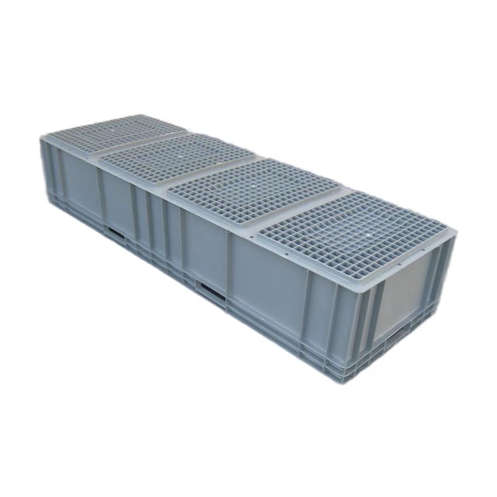 HDPE Euro Plastic Pallet 1200x1000mm | 8T Static Load, 4-Way Entry ...
