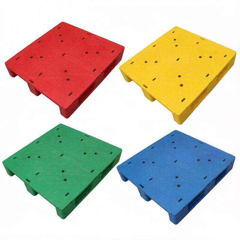 HDPE European Tray | Industrial Plastic Euro Pallet Single-sided Flat European Plastic Pallets, Suitable for Storage Racks