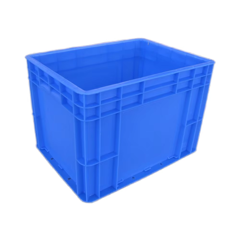 High Quality HUADU EU4328  Heavy Duty Industrial Plastic Containers Storage Turnover Box Injection PP