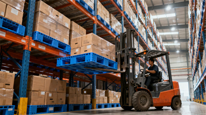 Application of plastic pallets