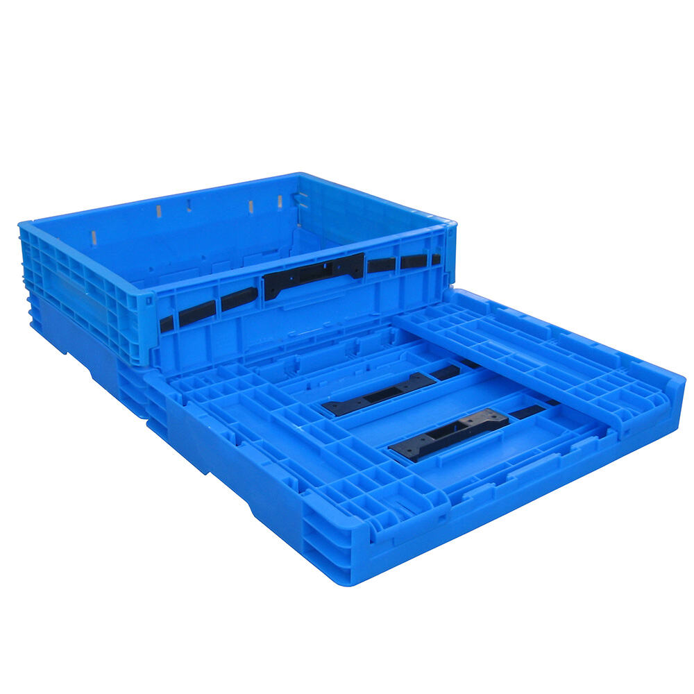 Foldable turnover basket, space saving, used for goods turnover and storage.  1# folding  boxes