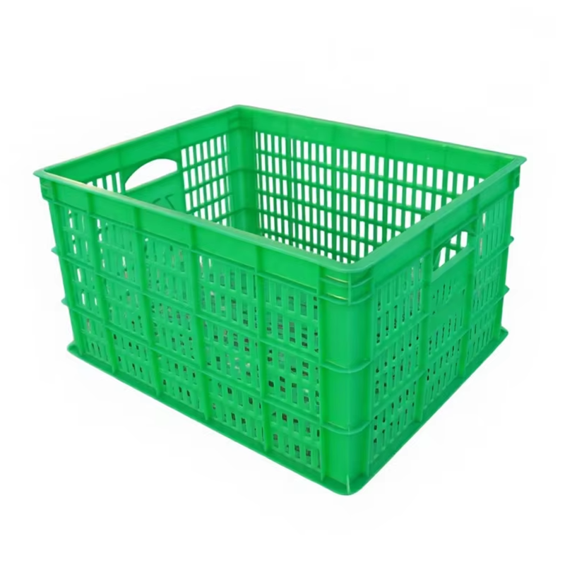 Factory Wholesale Plastic Basket Crate/Basket for Agriculture Fruits Vegetable  Plastic Stacked Basket  K232