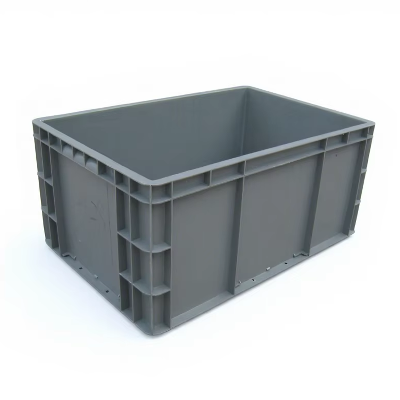 High Quality HUADU EU4628 Heavy Duty Industrial Plastic Containers Storage Turnover Box Injection HDPE 