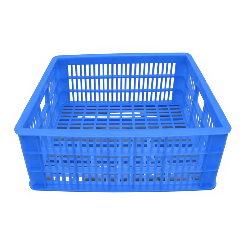 Factory Wholesale Plastic Basket Crate/Basket for Agriculture Fruits Vegetable  Plastic Stacked Basket  K228