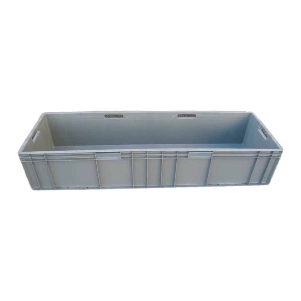 High Quality HUADU EU41222  Heavy Duty Industrial Plastic Containers Storage Turnover Box Injection PP