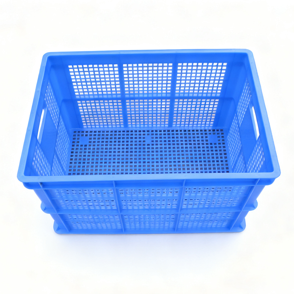 Factory Wholesale Plastic Basket Crate/Basket for Agriculture Fruits Vegetable  Plastic Stacked Basket  K243
