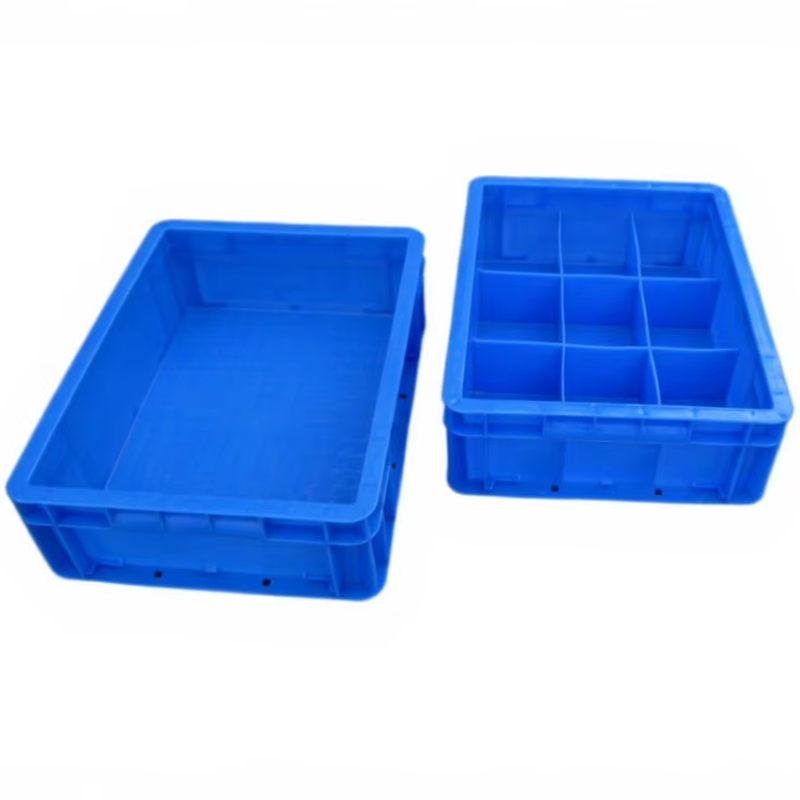High Quality HUADU EU4311  Heavy Duty Industrial Plastic Containers Storage Turnover Box Injection PP