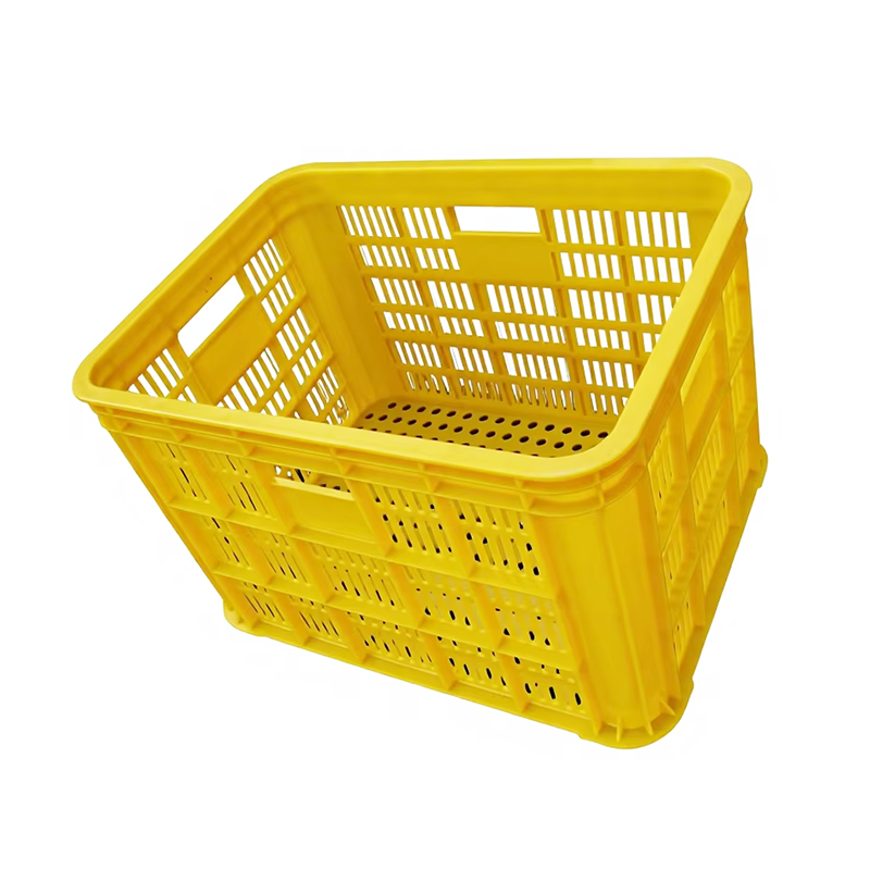 Factory Wholesale Plastic Basket Crate/Basket for Agriculture Fruits Vegetable  Plastic Stacked Basket  K314