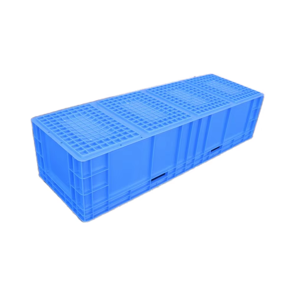 High Quality HUADU EU41228  Heavy Duty Industrial Plastic Containers Storage Turnover Box Injection PP