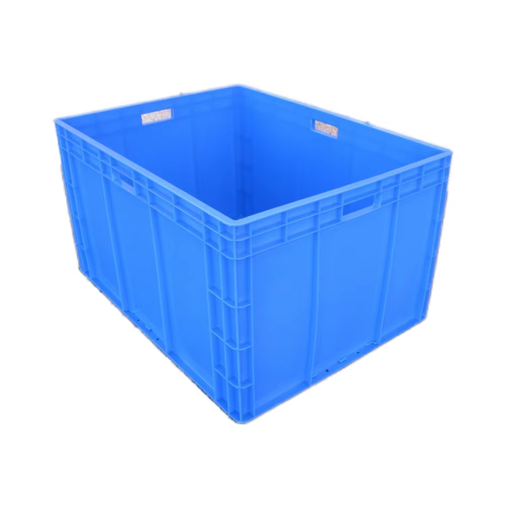 High Quality HUADU EU8644 Heavy Duty Industrial Plastic Containers Storage Turnover Box Injection PP
