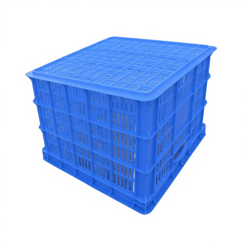 Factory Wholesale Plastic Basket Crate/Basket for Agriculture Fruits Vegetable  Plastic Stacked Basket  K236