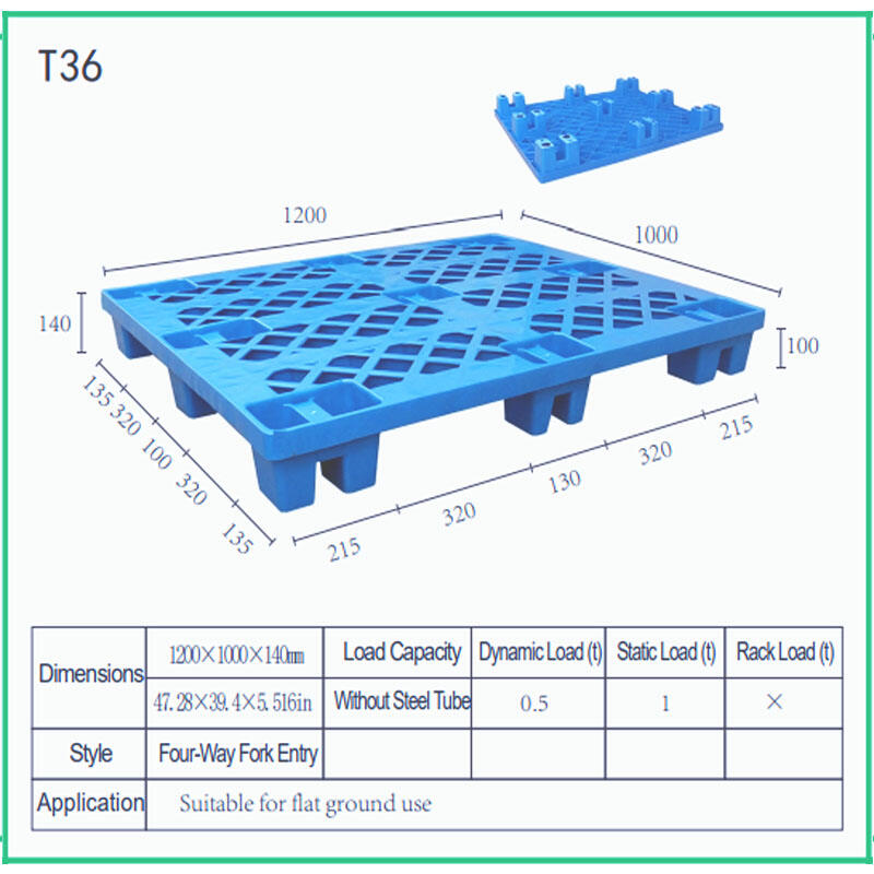 European Tray |The lightweight nine-corner grid pallet is suitable for use on flat surfaces T36