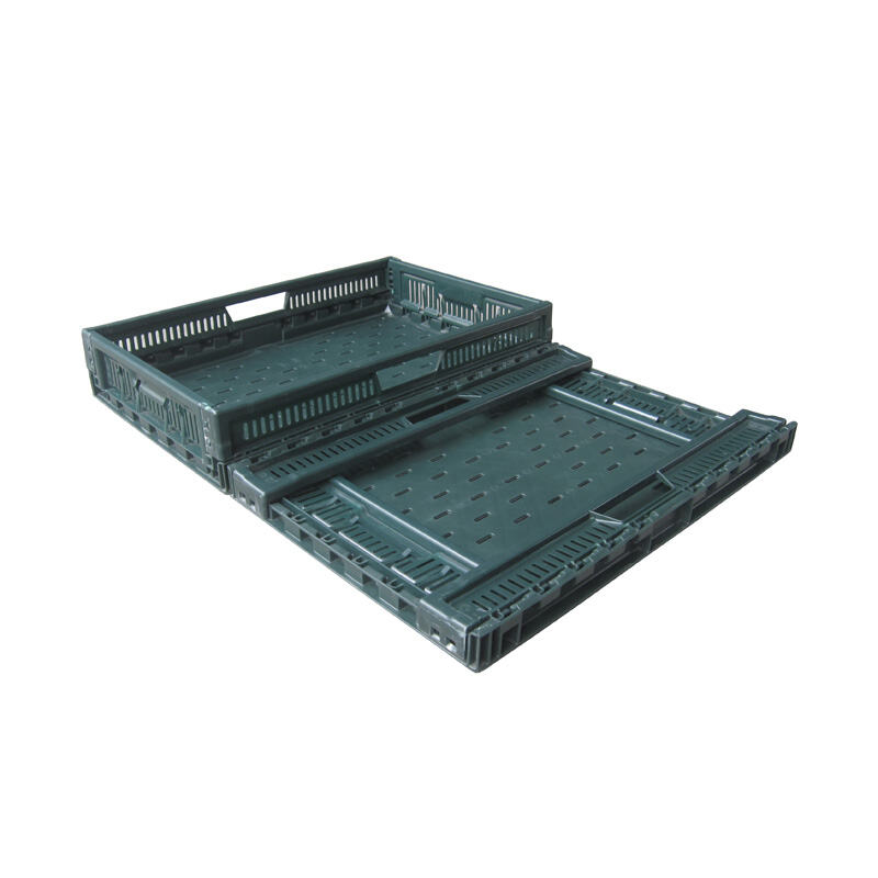 Folding Plastic Storage Crates for Efficient Logistics Solutions