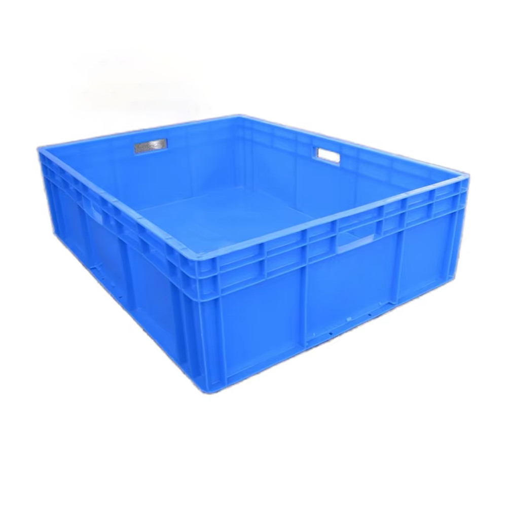 High Quality HUADU EU8622 Heavy Duty Industrial Plastic Containers Storage Turnover Box Injection PP