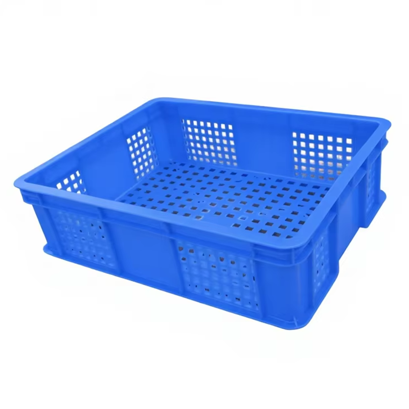 Factory Wholesale Plastic Basket Crate/Basket for Agriculture Fruits Vegetable  Plastic Stacked Basket  K227