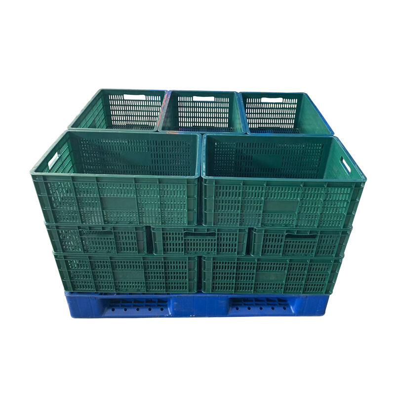  Stackable Plastic Crates for Efficient Warehousing Solutions