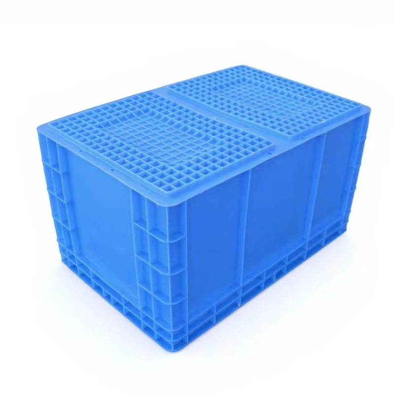 High Quality HUADU EU4633  Heavy Duty Industrial Plastic Containers Storage Turnover Box Injection PP
