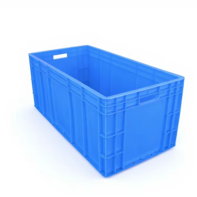High Quality HUADU EU4833  Heavy Duty Industrial Plastic Containers Storage Turnover Box Injection PP