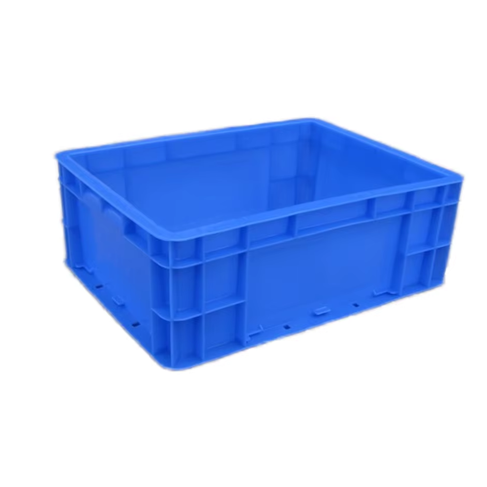 High Quality HUADU EU43148  Heavy Duty Industrial Plastic Containers Storage Turnover Box Injection PP