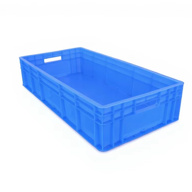 High Quality HUADU EU4816  Heavy Duty Industrial Plastic Containers Storage Turnover Box Injection PP