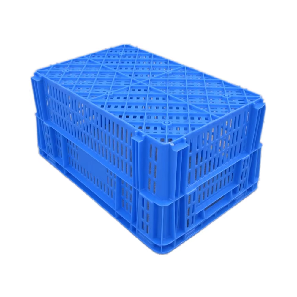 600*400 standard plastic baskets are more efficient when used with 1210 pallets. X339