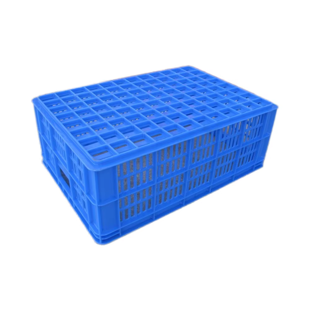 Factory Wholesale Plastic Basket Crate/Basket for Agriculture Fruits Vegetable  Plastic Stacked Basket  K372
