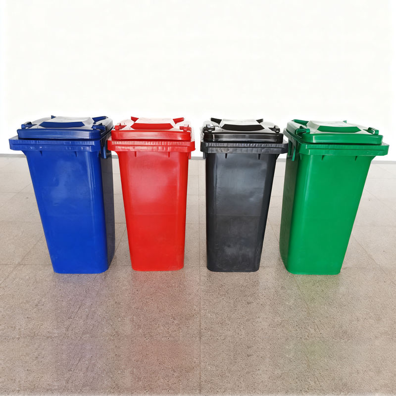 120/240 Liter Outdoor Industrial Garbage Dustbin Trash Can Plastic Waste Bins