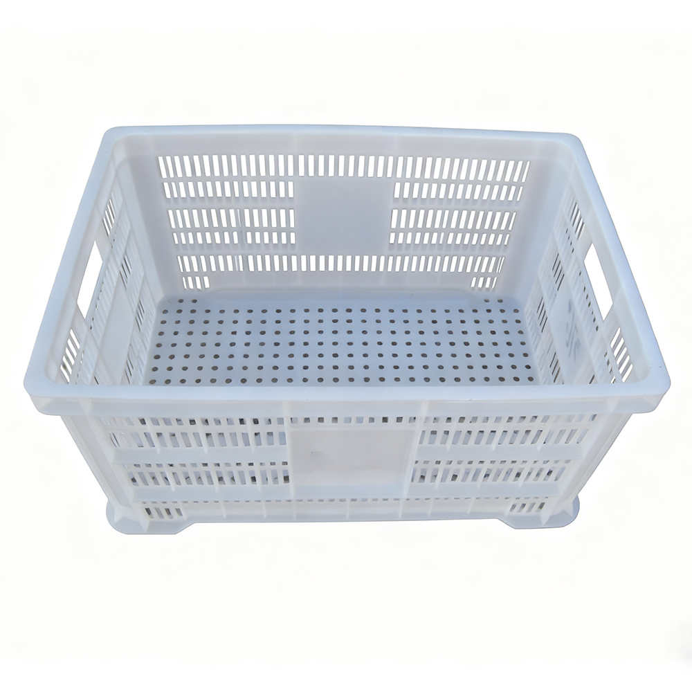 Factory Wholesale Plastic Basket Crate/Basket for Agriculture Fruits Vegetable  Plastic Stacked Basket  K376